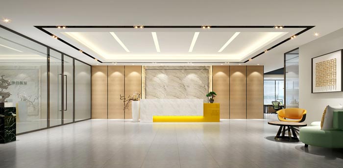 服裝貿(mào)易公司辦公室裝修設(shè)計(jì)-長(zhǎng)寧裝修公司案例