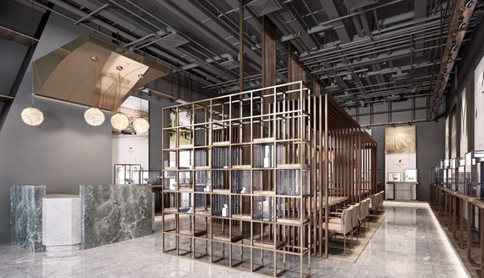 簡約風(fēng)格專賣店裝修實物圖片