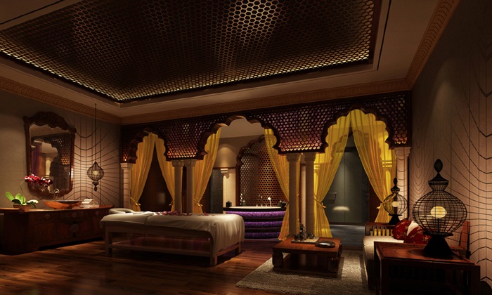 SPA會所設(shè)計(jì)裝飾效果圖