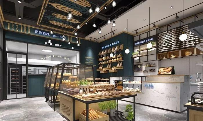 最新豪華蛋糕店設(shè)計裝修圖片